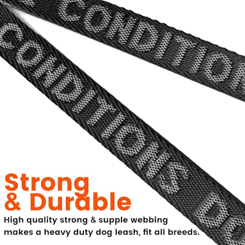 Double Dog Leash, No Tangle 360° Swivel, Adjustable Two Padded Handles, Double Clip Dog Leash Coupler Splitter Breeds (Black, 2/3'' x 0.9 FT, Ultralight) - color: Black, size: Pro S/M