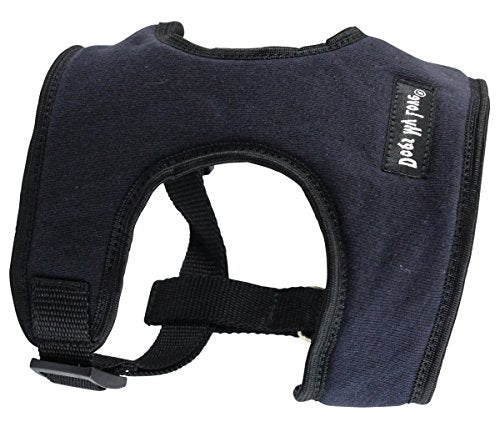 Dogs My Love Soft Vest Harness for Dogs and Puppies 6 Sizes Blue (S (Neck Max: 11"; Chest Girth: 13"-18")) - size: S (Neck Max: 11"; Chest Girth: 13"-18")