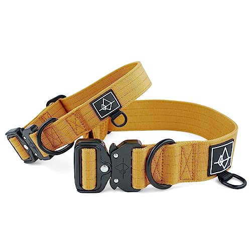 Made to ROAM Premium Dog Collar - Adjustable Heavy Duty Nylon Collar with Quick-Release Metal Buckle (Michigan Autumn, Classic Size 0) - color: Michigan Autumn, size: Classic 0