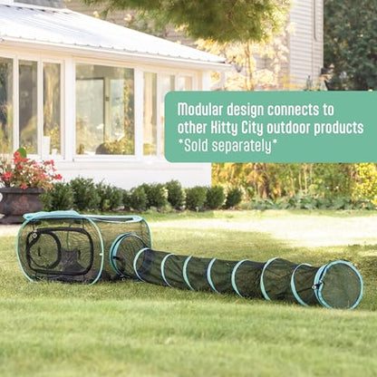 Kitty City Outdoor Catio Furniture and Play Kits for Cats, Outdoor Kennel - color: H) Rectangular Tent