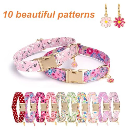 Custom Customized Personalized Dog Collars with Engraved ID Name Phone Number with Metal Buckle - Adjustable Dog Collars for Male Female Girl Boy Puppy X-Small Small Medium Large X-Large Dogs - color: New matel buckle