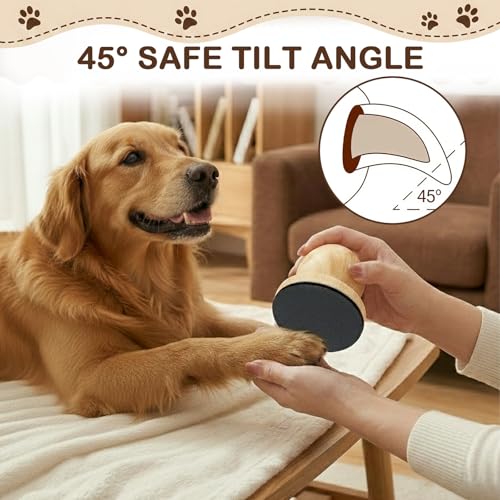 Dog Nail File, Grinder Board Scratch Pad with 4-Pack Replaceable Sandpaper Discs, Gentle Pet Nail Care Tool for Dogs and Cats