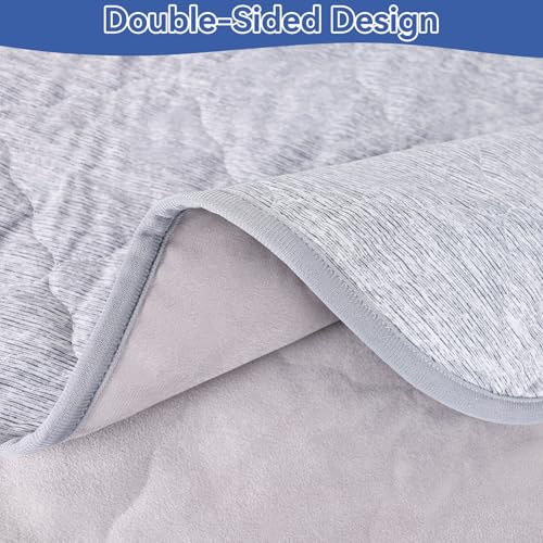 Premium Cooling Dog Blanket,Ultra-Soft & Lightweight Reversible Throw for Dogs,Washable Pet Throw Blanket with Q-MAX>0.4 for Summer,Couch Protector & Dog Bed Cover & Reusable & Built-in Strap 30x40 IN - size: M "30x40"