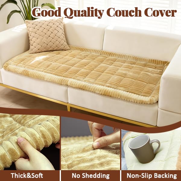 Backseat Pet Bed Mat Fuzzy Dog Seat Cover for Car Back Seat, Soft & Cozy Dogs Blanket, Washable Travel Pet Mat Seat Cover Protector Fit for Backseat Extenders of Cars, SUV, Truck(Brown, 27"x59") - color: Brown