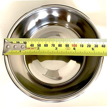 Bonza Two Piece Replacement Stainless Steel Dog Bowls for Pet Feeding Station. For Small Dogs and Cats,12oz - size: 2 Stainless Steel Bowls