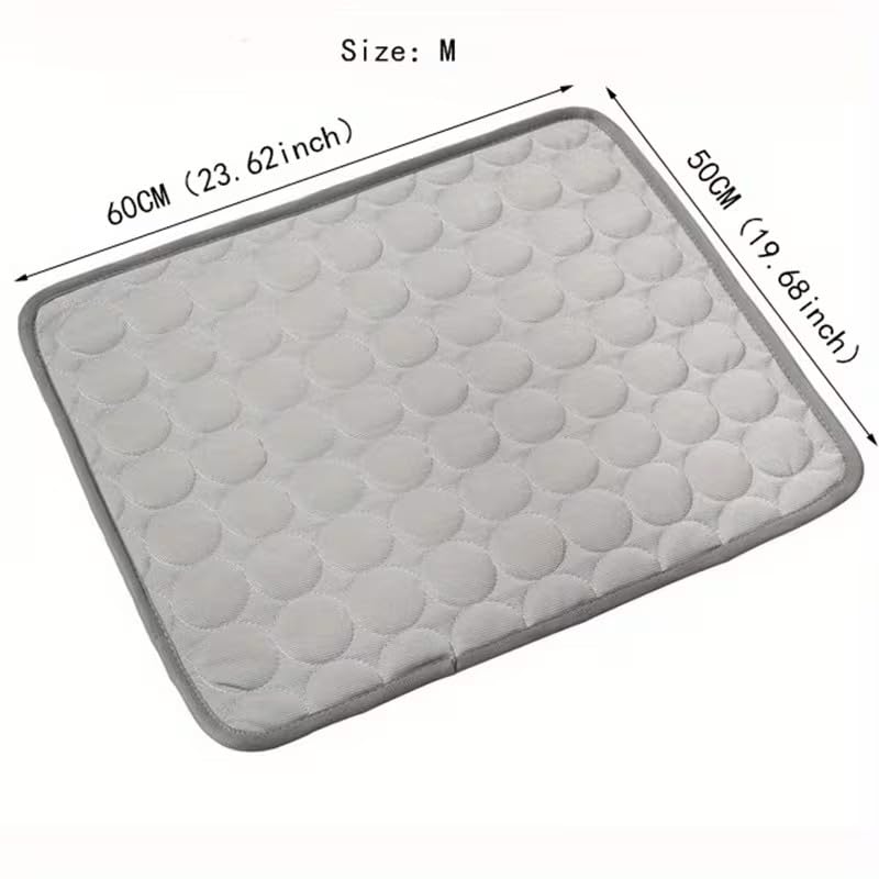 1pcs Dog Bed Cover Pet Blanket for Furniture Bed Couch Sofa Reversible, Breathable, Washable Pet Blankets, Dog Cooling Mat, Light Grey, 62 * 50cm - color: Light Grey, size: 62*50cm