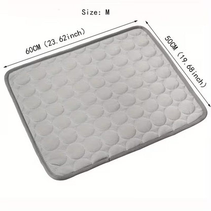 1pcs Dog Bed Cover Pet Blanket for Furniture Bed Couch Sofa Reversible, Breathable, Washable Pet Blankets, Dog Cooling Mat, Light Grey, 62 * 50cm - color: Light Grey, size: 62*50cm