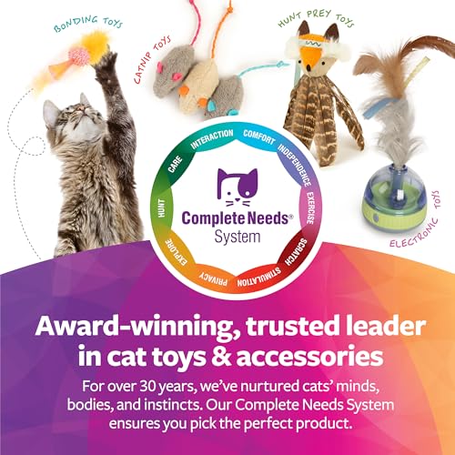 SmartyKat Marble Mouse Rolling Marble Cat Toy, Unpredictable Wobble Action for Solo Chase & Pounce for Cats & Kittens, One Size