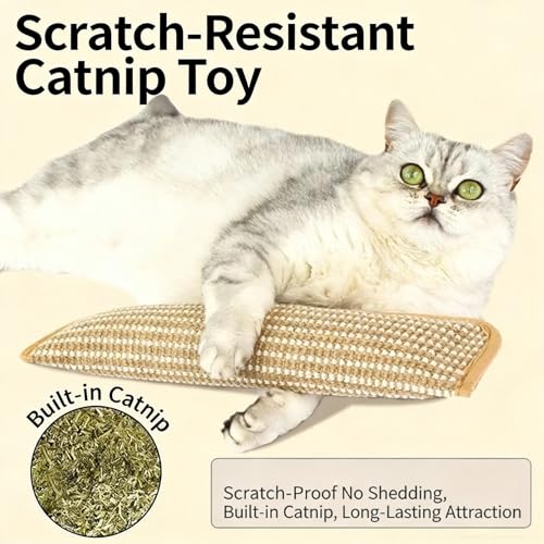 Cats Pillow Toy Containing Catnips Promotes Active Play Easy Easyly Toy - color: 2pcs, size: A