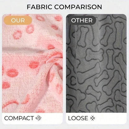 1pc Soft Cozy Pet Blanket with Paw Print Design, Tear-Resistant & Machine Washable, Warm Comfortable Dog & Cat Blanket - 16 * 23Inch, Pink - color: Pink, size: 16*23Inch