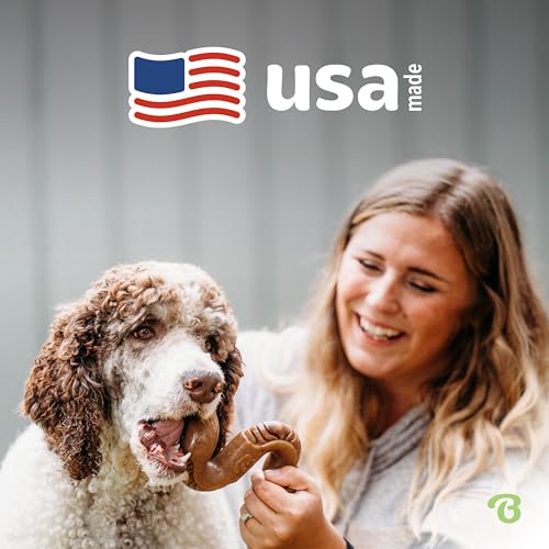 Benebone Tripe Bone Durable Dog Chew Toy for Aggressive Chewers, Real Tripe, Made in USA, Large - size: Large 1-Pack, style: Chew Toy