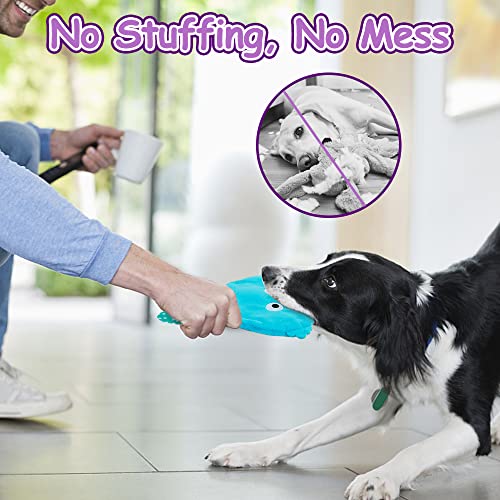 No Stuffing Dog Toys - 8 Pack Squeaky and Crinkle Plush Toys for Small Medium Dogs, Durable for Aggressive Chewers,Cute Puppy Textured Animals - color: 8Pcs Textured Animals