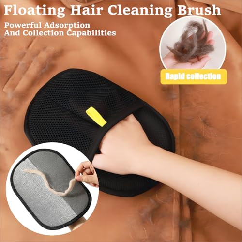 4 Set Dog Brushs for Shedding, Cleaning Kit with Grooming Brush, Dog Brush, Pet Hair Removal Glove and Storage Bag, Self-Cleaning Grooming Kit for Long/Short Hair, Best Cleaning Kit