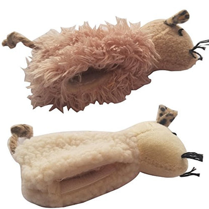 Refillable Mouse Toy Stuffed with Your Choice of 5 Different Cat Drugs (Tatarian Honeysuckle, Silver Vine, Valerian Root, Lemongrass, Catnip) (Gray, Organic Valerian Root/Organic Lemongrass) - color: Gray