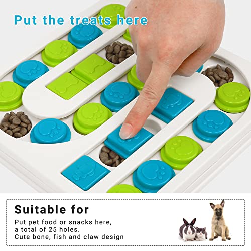 DR CATCH Dog Puzzle Toys,Dogs Food Puzzle Feeder Toys for IQ Training & Mental Enrichment,Dog Treat Puzzle