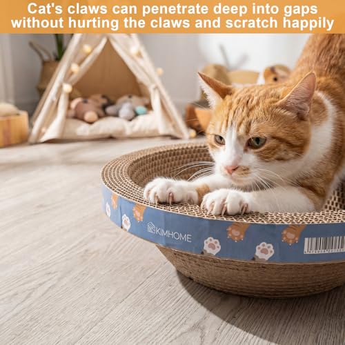 Zopeal 64 Pcs Easter Cat Toy Gift Set Magic Cat Scratcher Board Ball Launcher Gun Crinkle and Yarn and Plastic Bell Ball Kitten Toy with Bow for Pet Interactive Engaging Gift(Bowl Shape) - style: Bowl Shape