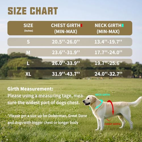 AUROTH Dog Harness and Leash Set, Soft Padded Service Dog Vest with 5.25FT Dog Leash, No Choke, Easy On Pet Vest, Adjustable Reflective No Pull Pet Vest Medium Sized Dog, Easy Walking and Training - color: Desert Camo, size: Medium