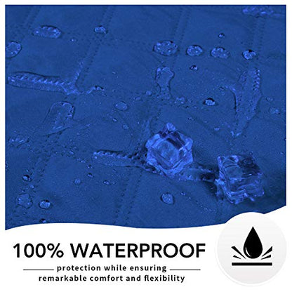 Easy-Going 100% Waterproof Dog Bed Cover, Non-Slip Pet Blanket for Furniture, Washable Couch Cover, Repleasement Sofa Cover (52X82 in,Classic Blue) - color: Classic Blue, size: 52x82 in