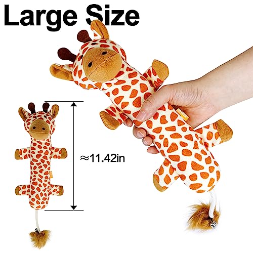 TTcat Catnip Silvervine Matatabi Pillow for Cats & Kittens,Cat Kicker Toy,Crinkle Sound Toy,Large Size Cat Pillow Soothing Plush(Giraffe). - color: Giraffe