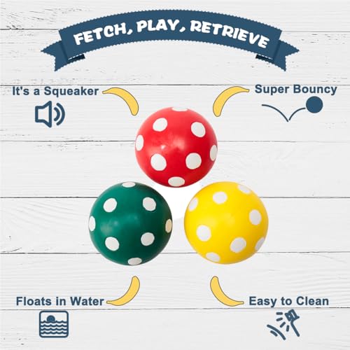 Squeaky Dog Toys, Soft Latex Squeaky Dog Ball for Small Dogs Puppies, Cute Bounce Squeak Mushroom Pet Toys - color: Mushroom - 3 Pack, size: Small
