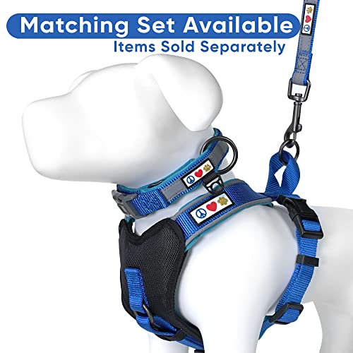 Pawtitas Reflective Padded Dog Harness for X-Small Dogs – Adjustable Puppy Step-in Vest | Fits Chest 14–18 in | No Pull Training Harness | XS | Blue - color: Blue, size: X-Small (Pack of 1)