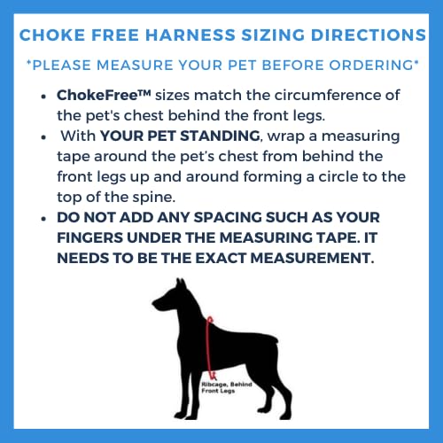 Velpro Mesh Pet Shoulder Harness Collar, 17"-18", Blue - color: Blue, size: Large - 17"-18" Chest
