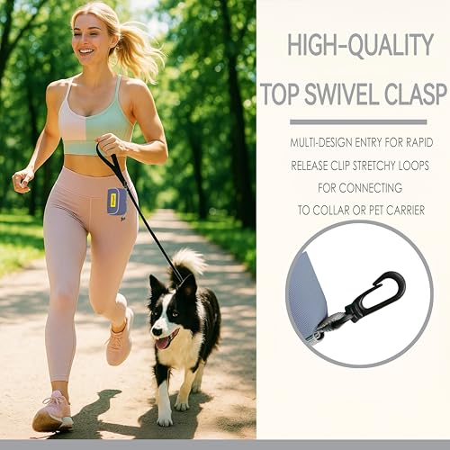 Dog Poop Bag Holder for Leash, 2 Waterproof Zipper Pouches, Dog Treat Pouch for Pet Walking Accessories, with Dispenser, Training Clicker and 1 Free Roll (Gray) - color: Gray