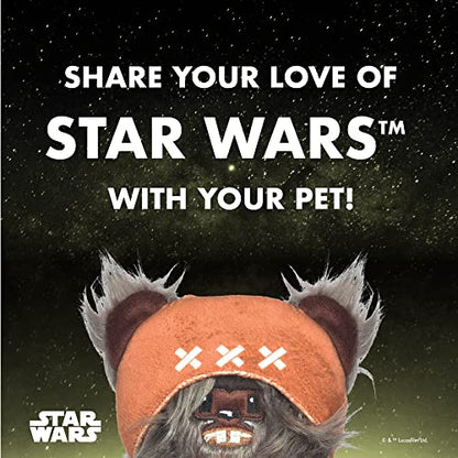 STAR WARS for Pets Dog Toy Ewok Plush Rope Frisbee Dog Toy | Plush Squeaky Pet Toy | Adorable Toys for All Dogs, Official Product