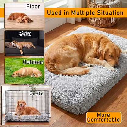 Dog beds, pet beds(XX-Large) - Premium Quality, Washable & Portable, Eco-Friendly, Multiple Sizes, Stylish Design, Removable Cover, Size XXLarge(47.24 X 31.49 X 3.93) inch - size: XX-Large