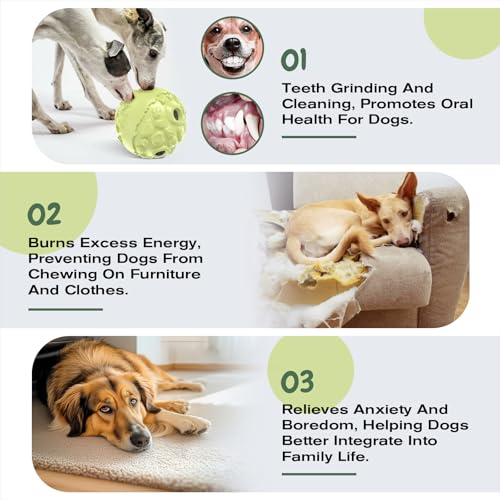 Dog Wobble Giggle Ball, XL Size, Roll Herding Chew Toy for Large Aggressive Chewers, Interactive Indoor Outdoor Play