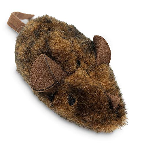 OurPets Play-N-Squeak Mouse Hunter Cat Toys (Interactive Cat Toy & Catnip Toy with Real Mouse Electronic Sound) Perfect Toys for Indoor Cats with Catnip - style: Mouse Hunter (Pack of 1)