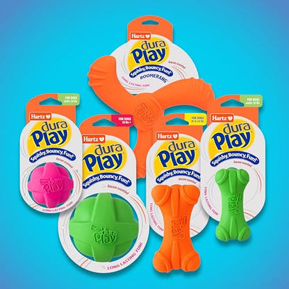 Hartz DuraPlay Bacon Scented Dog Toys, Large 1 Count, Colors may vary - size: 1 Count, style: Large Ball