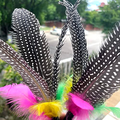 AcceLeah Cat Toy Replacement Feathers Cat Toy Wand Refills, Natural Bird Feathers Refill, Cat Feather Toy Replacement for Cat Wand (10Pcs (Taupe)) - color: 10Pcs (Taupe)