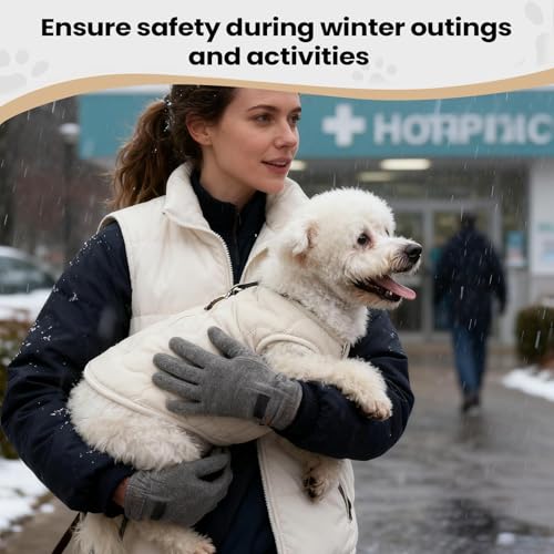 Dog Jacket - Insulated Waterproof Fleece Lined Garment, Outdoor Warmth Shield, Lightweight Secure Fit, Zipper Closure Breathable Fabric Pets Outfit, Hiking Camping Holiday Season Travel - color: Beige M