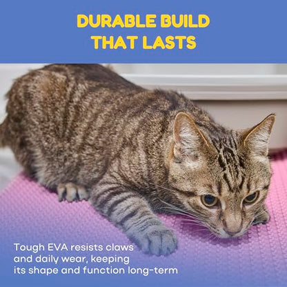 Cat Litter Mat. Easy to Clean, Waterproof, Urine-Proof