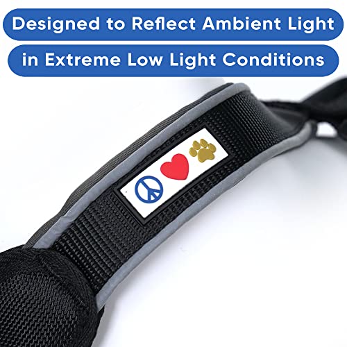 Pawtitas Reflective Padded Dog Harness for Small Dogs – Adjustable Puppy Step-in Vest | Fits Chest 18–22 in | No Pull Personalized Training Harness | S | Black - color: Black, size: Personalized Small (Pack of 1)