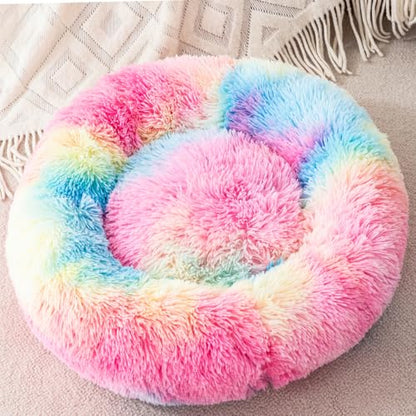Cat Beds for Indoor Cats Nest Bed Dog Bed Pet Beds Kitten Bed Rabbit Beds Bed Kitten Cave Up to 10 Lbs Small Pet - size: 45CM