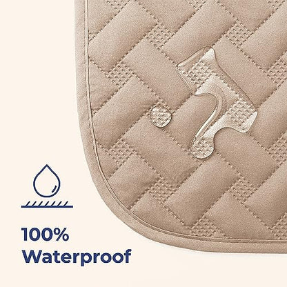 gogobunny 100% Double Sided Waterproof Dog Blanket Soft Pet Bed Cover Reversible Protect Furniture Couch Sofa Car for Puppy Cat Kids (Dark Beige/Light Beige, 30x70 Inch (Pack of 1)) - color: Dark Beige/Light Beige, size: 30x70 Inch (Pack of 1)