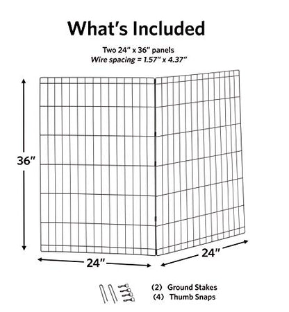 MidWest Homes for Pets Add-on Panel, 36 Inch - color: Black, size: 36H-Inch Pen Extension Panel