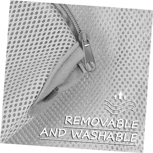 WOONEKY 4pcs Cat Window Perch Cover Breathable Cloth Replacement for Cat Hammock Removable and Washable Grey to Relax and Lounge Comfortably