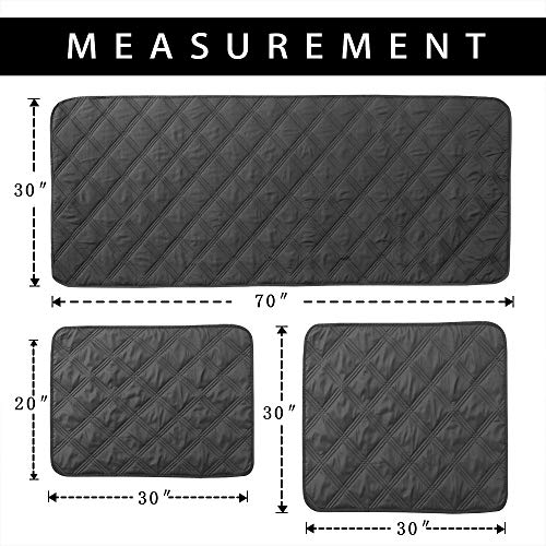 SUNNYTEX Waterproof & Reversible Dog Bed Cover Pet Blanket Sofa, Couch Cover Mattress Protector Furniture Protector for Dog, Pet, Cat (30"*70",Chocolate/Dark Grey)