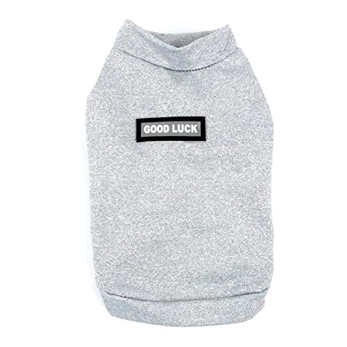 Zunea Small Dogs Shirts Quick Dry Summer T-Shirts Cooling Puppy Clothes Soft Sleeveless Vest Tank Top Breathable Stretchy Pet Girls Boys Chihuahua Apparel Sun Protection for Hot Weather LightGray L - color: lightgray, size: L