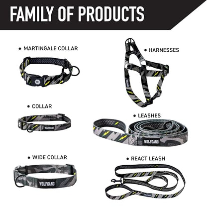 Wolfgang Heavy Duty Martingale Dog Collar with Quick Release Nylon Buckle for Walking & Training, DarkSkies Print, Small - color: DarkSkies Print, size: Small (5/8 Inch x 10-12 Inch)