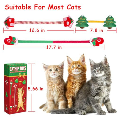 Retro Shaw Cat Chew Ropes 3PCS, Kitten Teething Toys for Indoor Cats, Natural Catnip Kicker Toys for Boredom Relief, Handmade Catnip Toys for Dental Health, Gift for Kitty - style: Rope-3