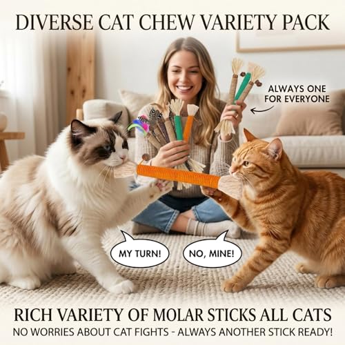 Cat Toys 12Pack Silvervine Chew Stick 12Pack Kitten Treat Catnip Toy Kitty Natural Stuff Catnip Matatabi for Cleaning Teeth Indoor Dental Snack Interactive - size: 12Pack
