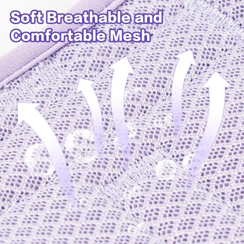 Dog Harness Medium Sized, Pet Vest with Front Clip, Adjustable Puppy Harness with 3 Fast Release Buckles[Easy to Put on & Take Off] (Lilac, XS) - color: Lilac, size: XS: Neck=10"-14"/Chest=11"-19"