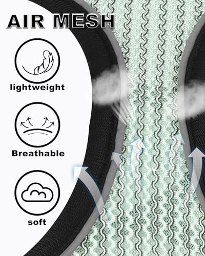 Dog Harness Small Sized and Leash Set, Step in Soft Light Puppy Vest, Breathable Mesh Pet Harness Suitable for Puppies and Kittens. (Light Green, XXS(Chest:10.24-11.81")) - color: Light Green, size: XXS(Chest:10.24-11.81")
