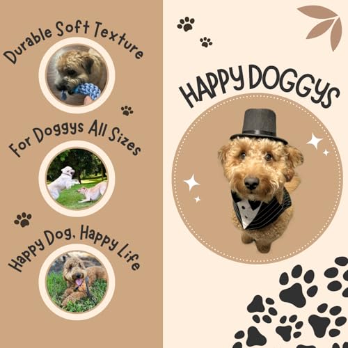 Fish Dog Toy with Rope - Fun for Some Small, Medium, and Large Breeds - Squeaky Playtime by HappyDoggys