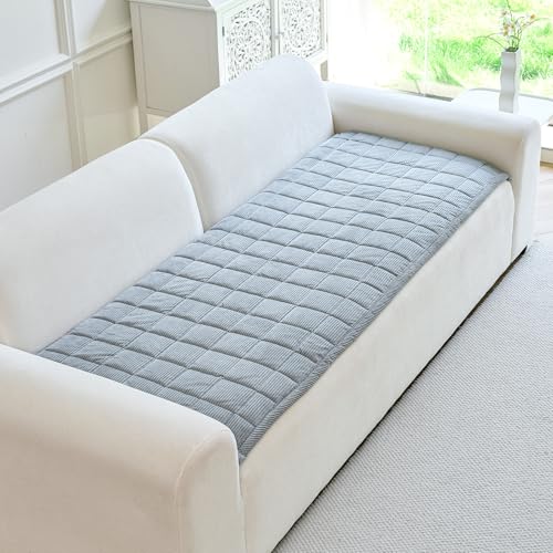 Couch Covers for Dogs Washable, 27.6"x59.1" Non Slip Couch Covers for Loveseat Sofa Pet Friendly, Soft Fuzzy Sofa Covers for Pet, Dog Couch Cover Furniture Protector(1PC,Light Grey) - color: Light Grey, size: 27.6"x59.1"