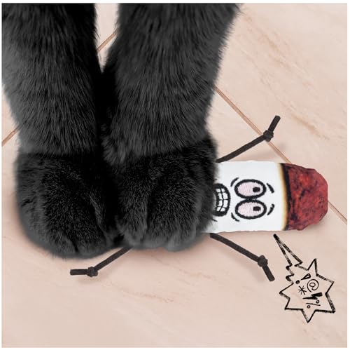 LIT LABS Kittie Doobs Adventure Toys - Funny Catnip Joints for Cats with Dried and Organic High Potency Catnip - Fear Theme - style: Fear